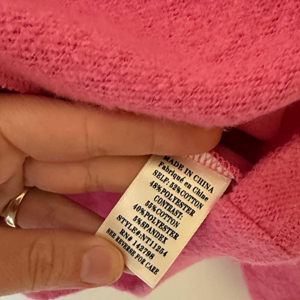 Pink Crew Neck Sweater - Picture 3 of 7